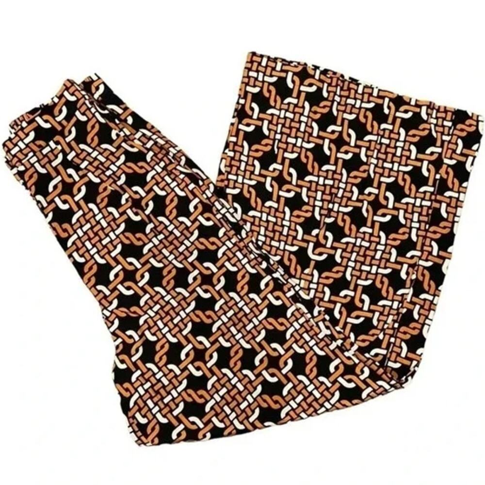Faithfull The Brand Black Orange White Leia Pants Size 4 NWOT - Picture 2 of 7